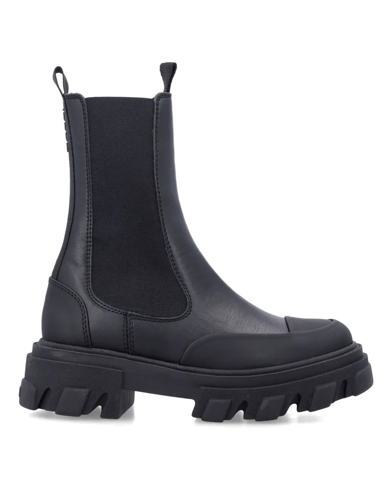 Ganni flache Schuhe schwarz Black