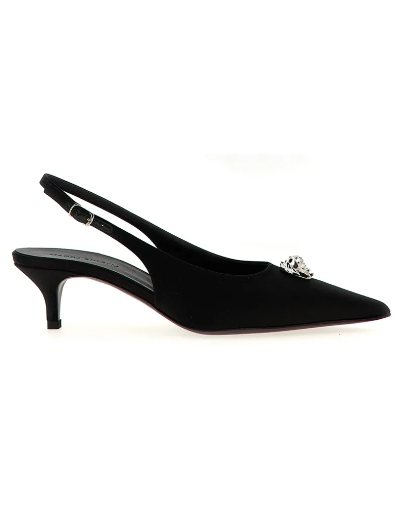 Magda Butrym Rosetta Slingback Black