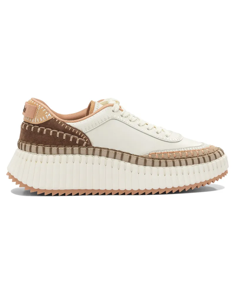 Chloé Nama“-Sneaker Beige