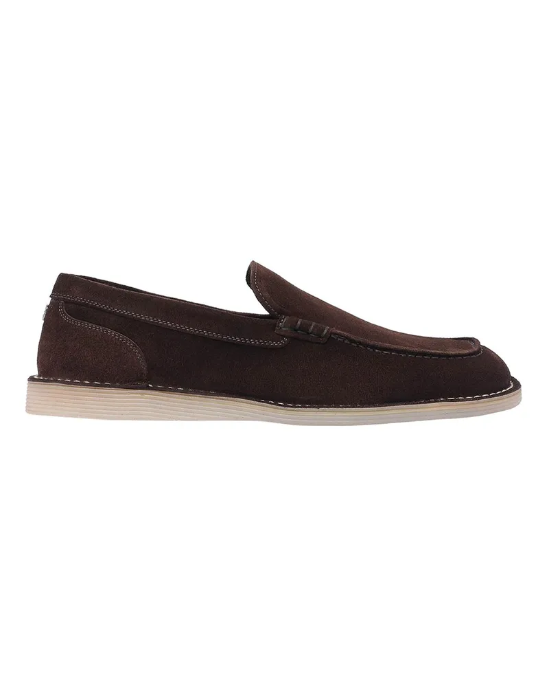 Dolce & Gabbana Wildleder -Ladung Brown