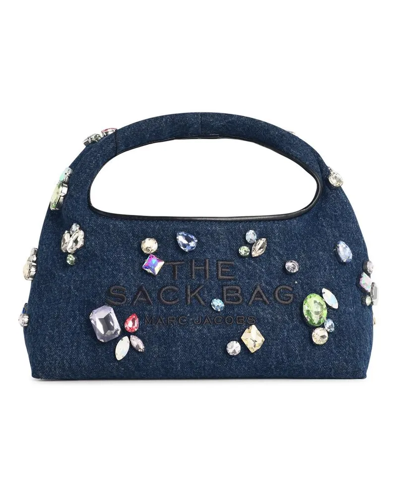 Marc Jacobs Marc Jacobs () Blaue Baumwolltasche „Mini Sack Gem Blue