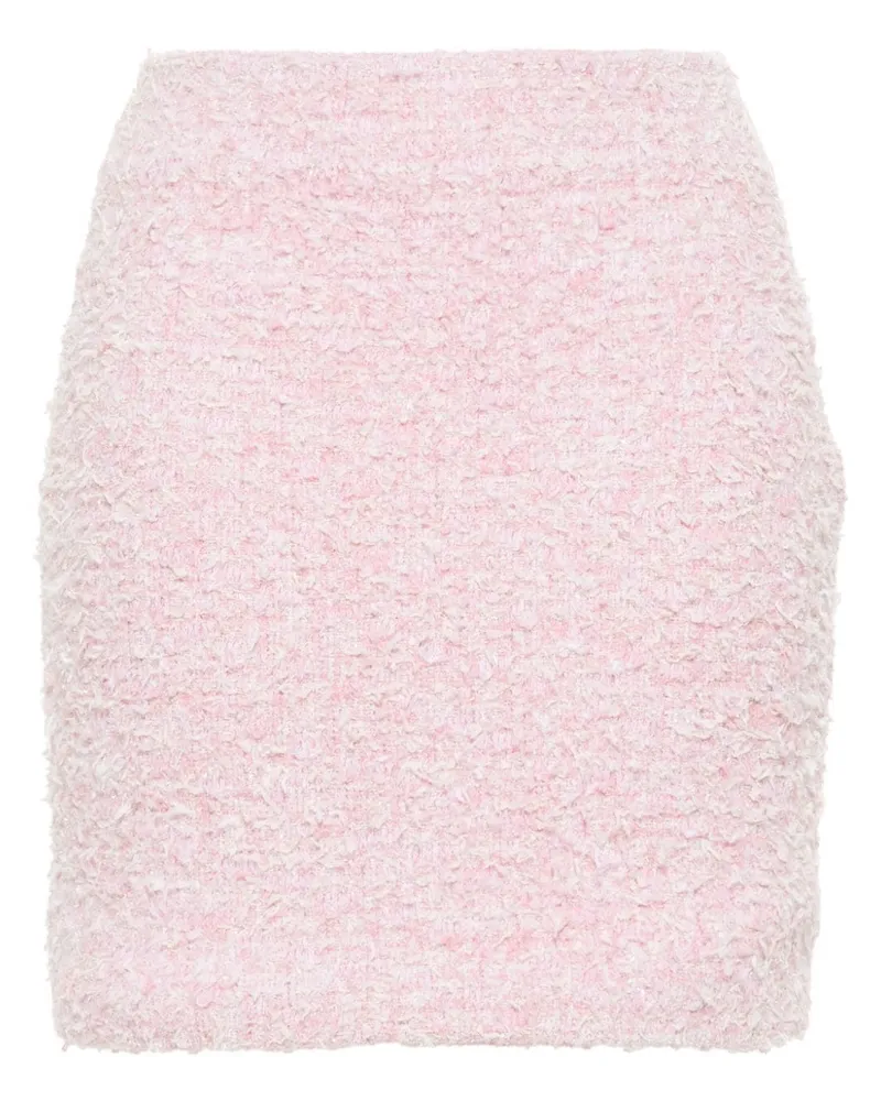 Balenciaga Tweed Minirock Pink