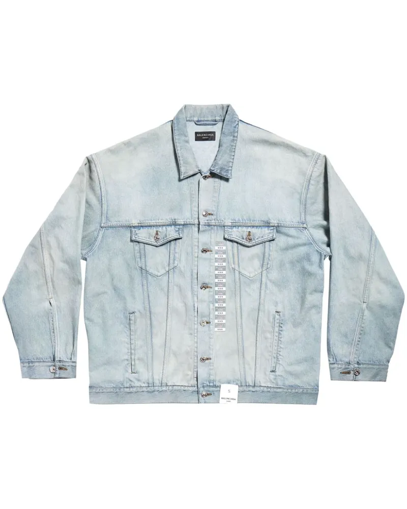 Balenciaga Aufkleber Dneimjacke Clear