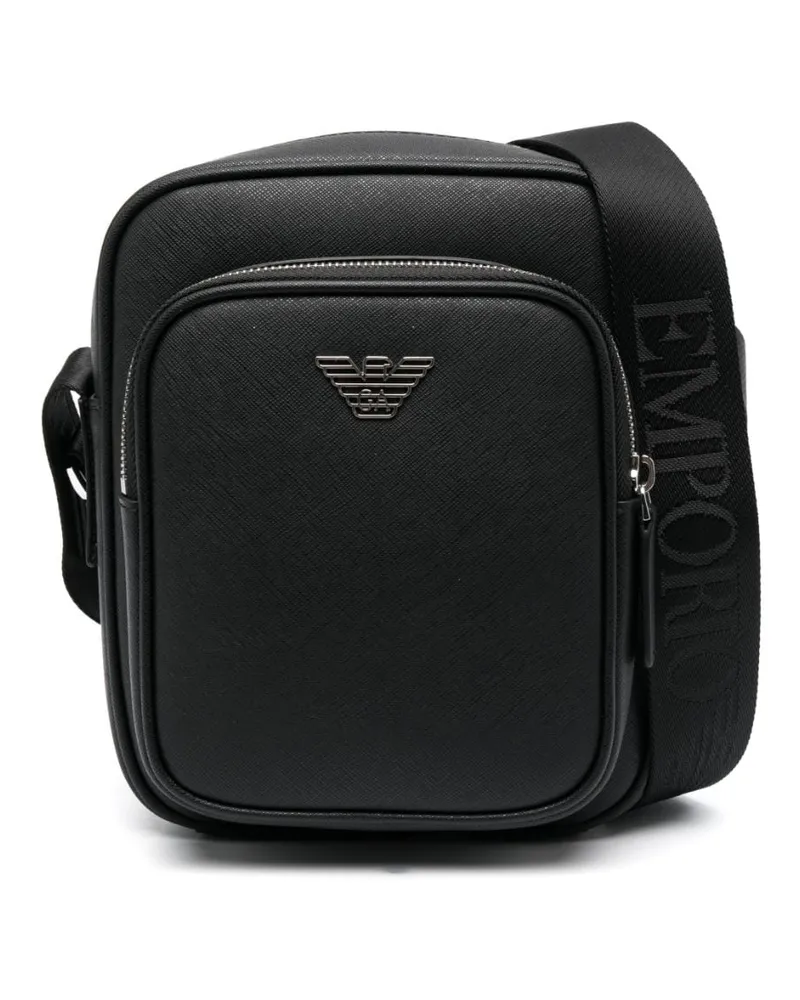 Emporio Armani Logo Crossbody Tasche Black