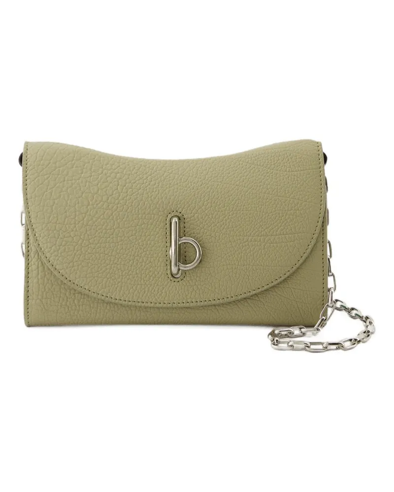Burberry Rocking Horse Wallet auf Kette  Leder Beige Beige