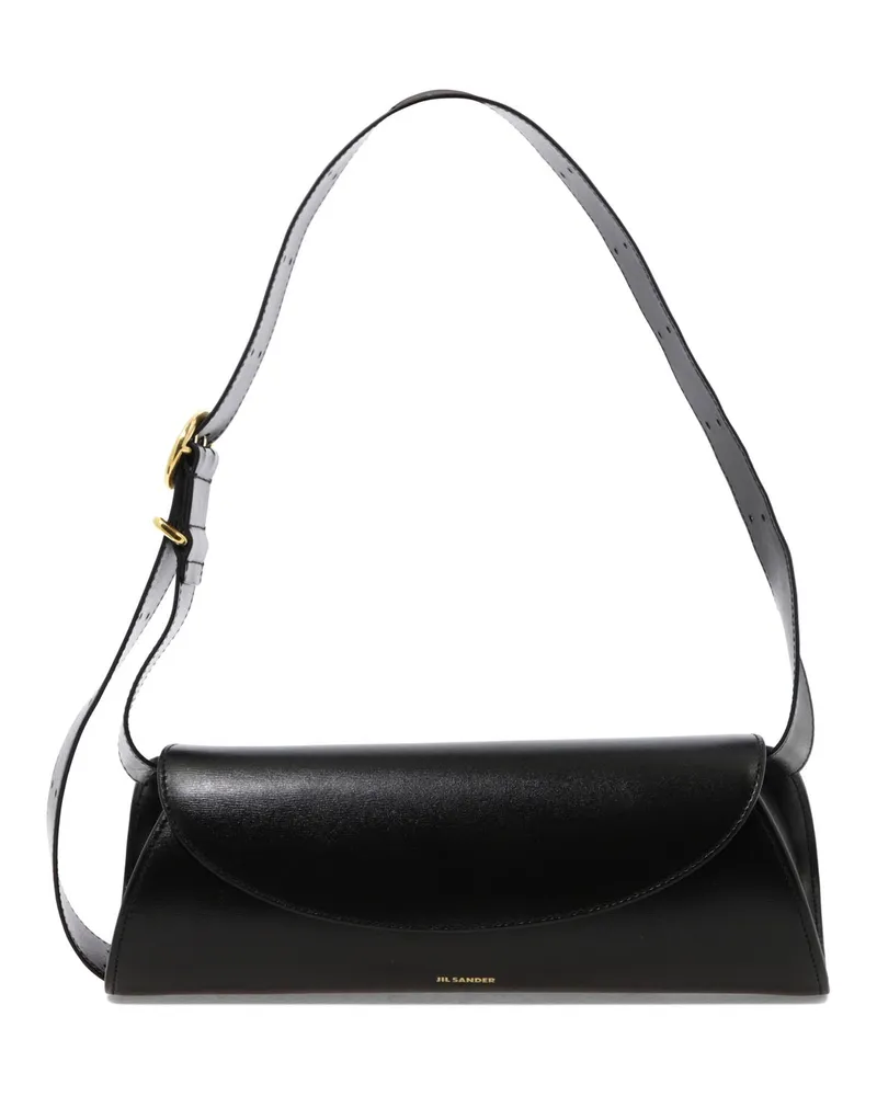 Jil Sander Cannolo“ kleine Umhängetasche Black