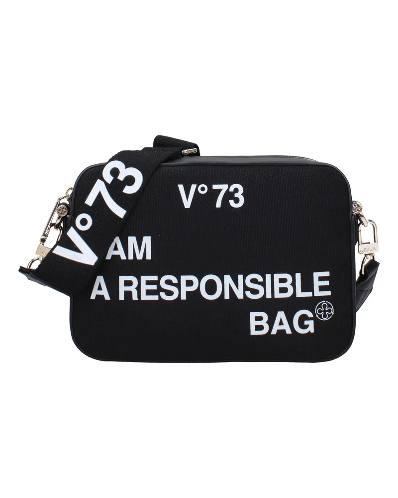 V°73 Umhängetaschen Responsibility Bis Damen Polyester Schwarz -