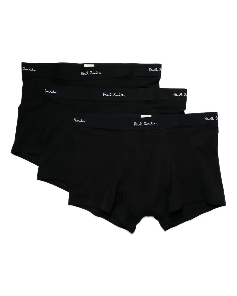Paul Smith PS Logo Trunk 3 Pack Black
