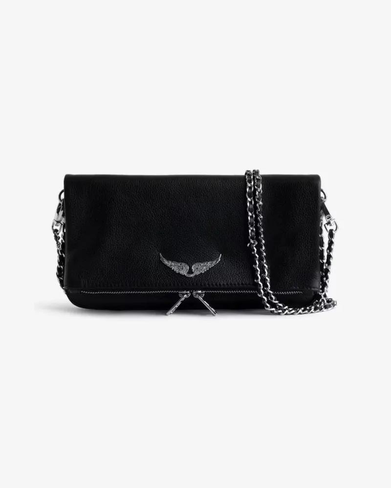 Zadig & Voltaire Rock Körnig Leder Black