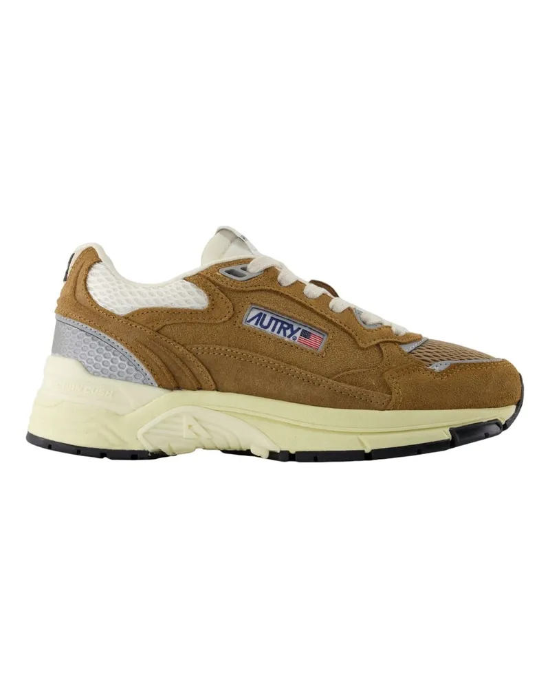 AUTRY Hyperway Sneakers  Leder Khaki Khaki