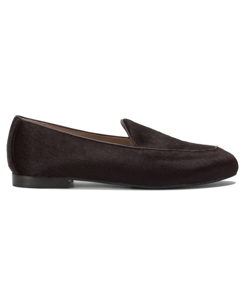Aquazzura Gauntlet“ Pony-Slipper Bordeaux
