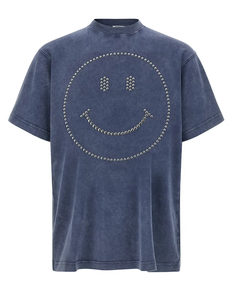 Moschino Smiley®' T -Shirt Blue