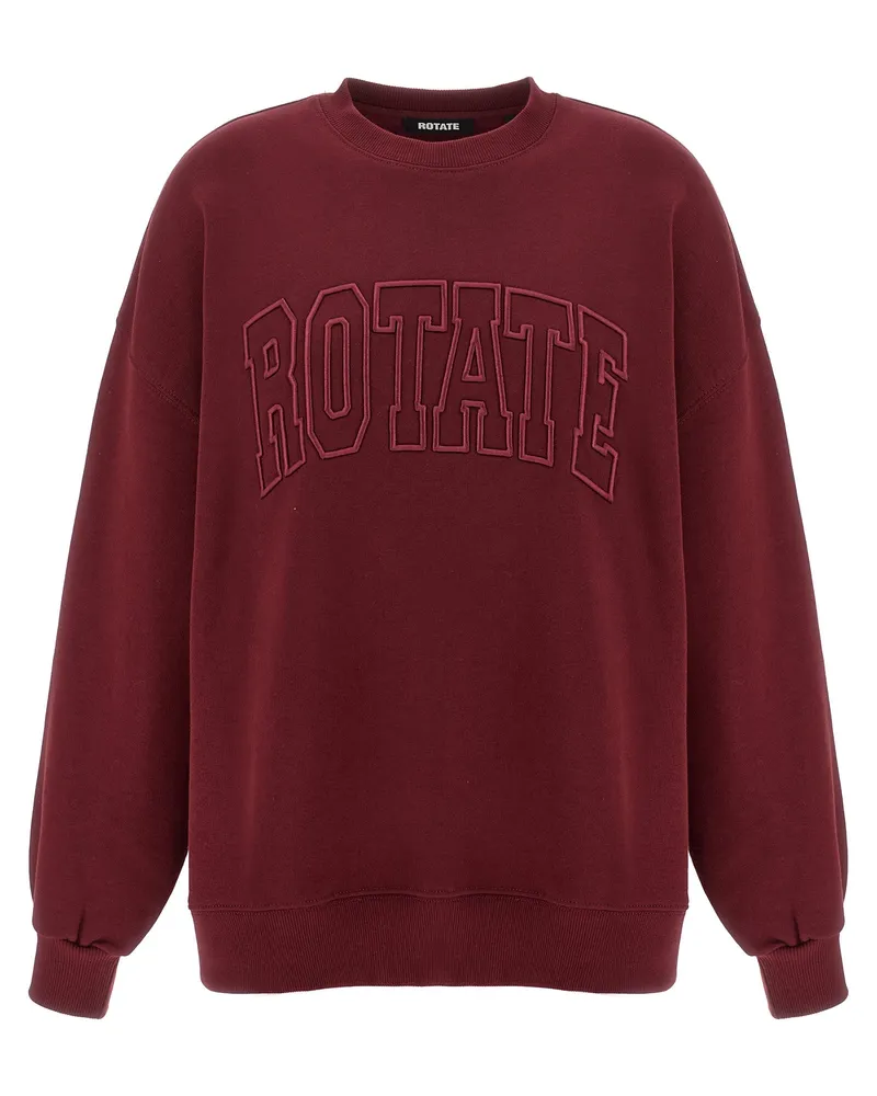 ROTATE Birger Christensen Dreh Birger Christensen 'schweres Schweiß' Sweatshirt Bordeaux