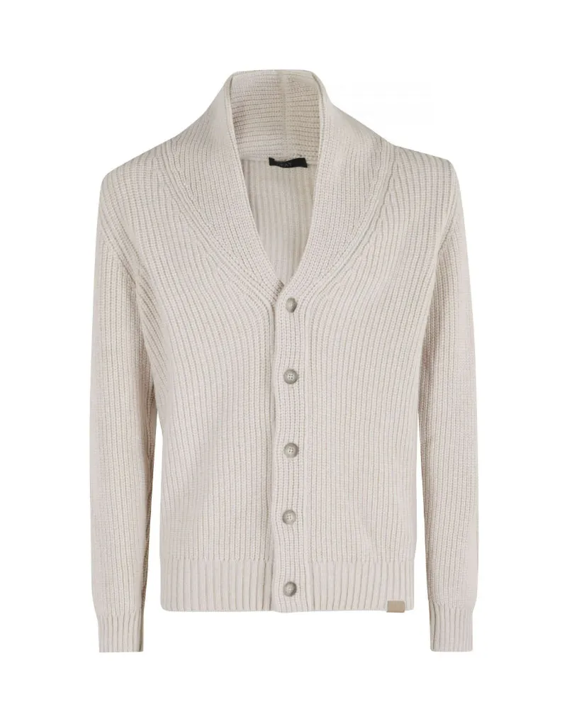 Fay Cardigan in Lana Ivory