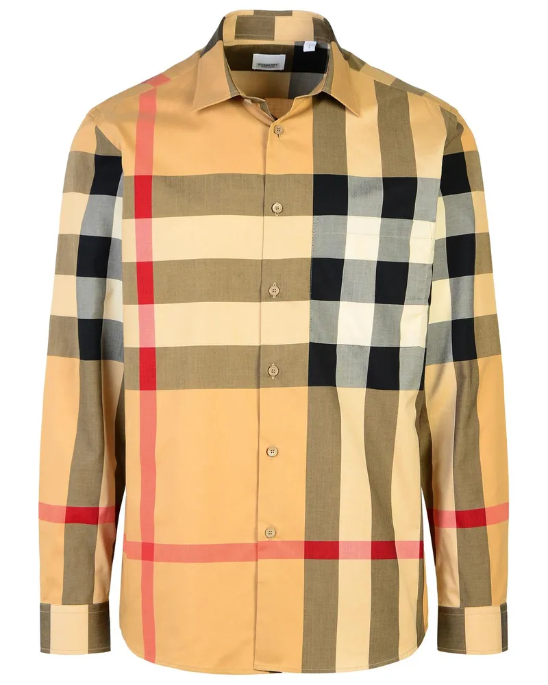 Burberry Summerton' beige Baumwollhemd Beige