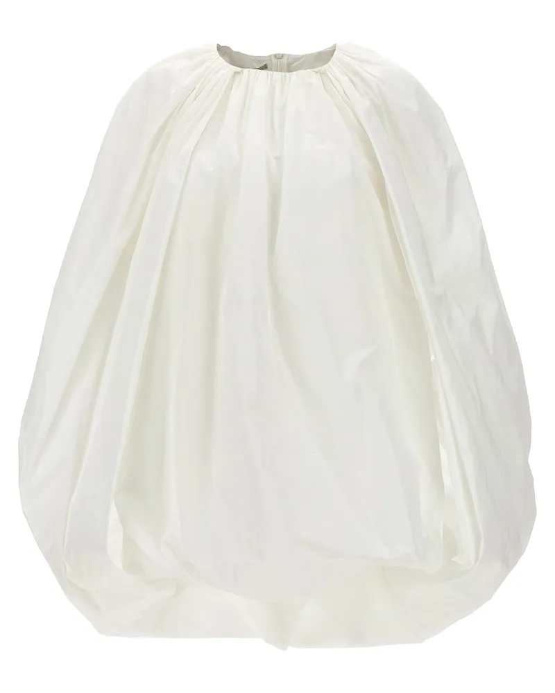 Stella McCartney Cape Mini Kleid Weiß