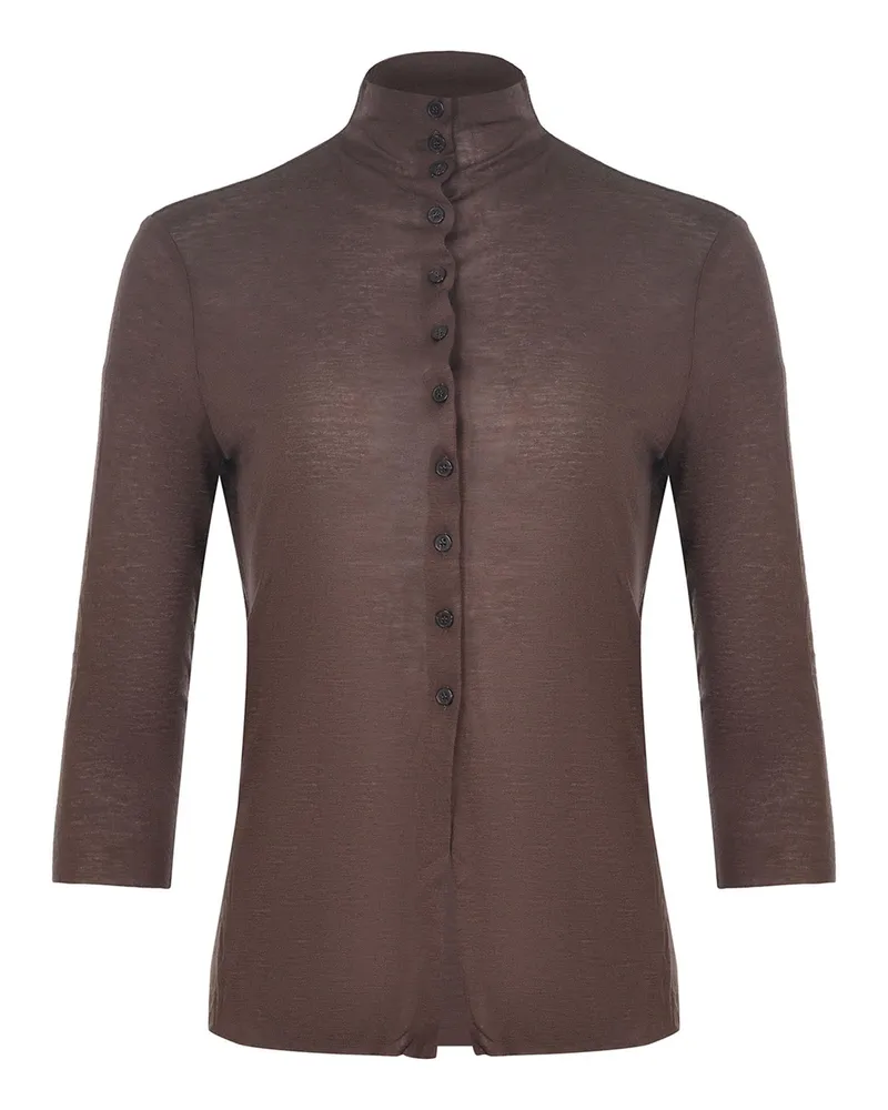 ALYSI Pullover aus einer Wolle Cioccolato