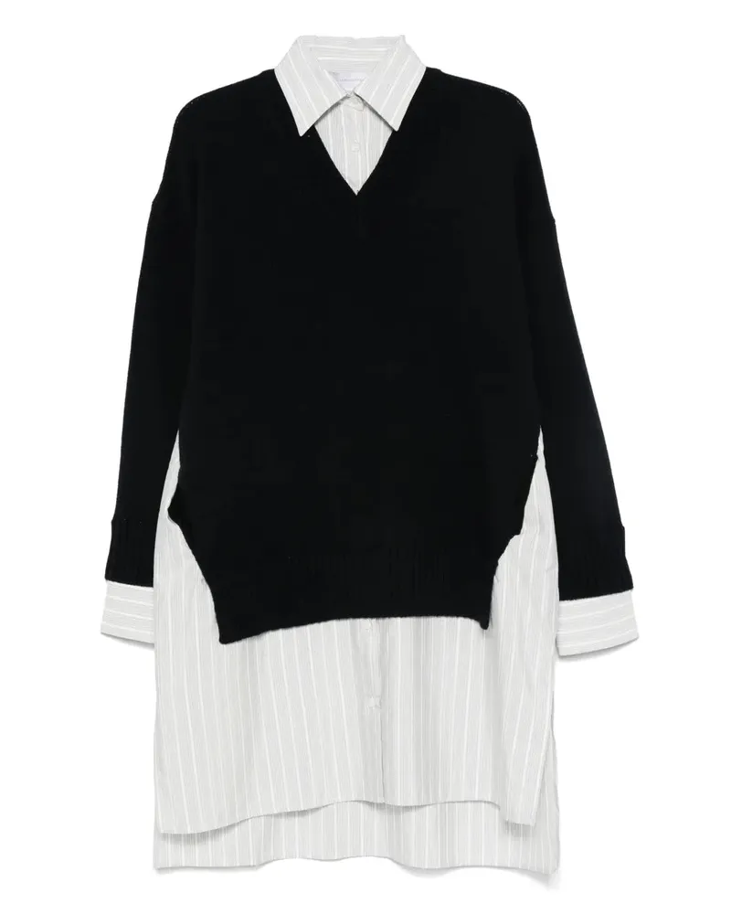 Stella McCartney Robe Midi à Col Ras du Cou 4000