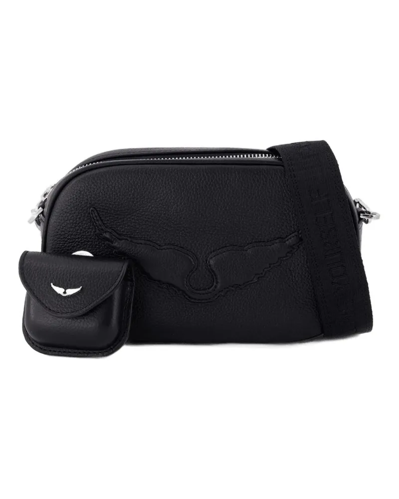 Zadig & Voltaire Rock mit dir Crossbody  Leder schwarz Schwarz