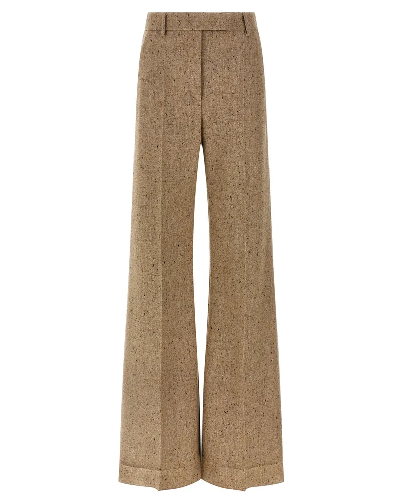 Valentino Garavani Valentino Garavani Hosen mit Natte 'Knopf Beige