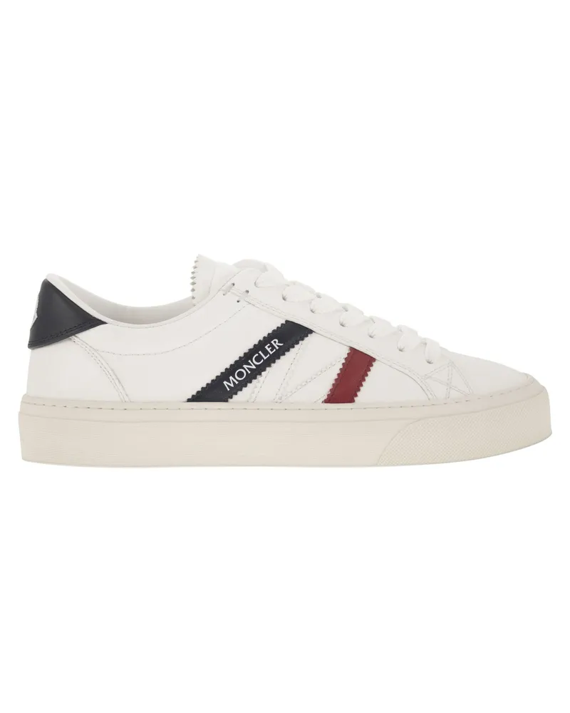 Moncler Monaco2 Leder Trainer White
