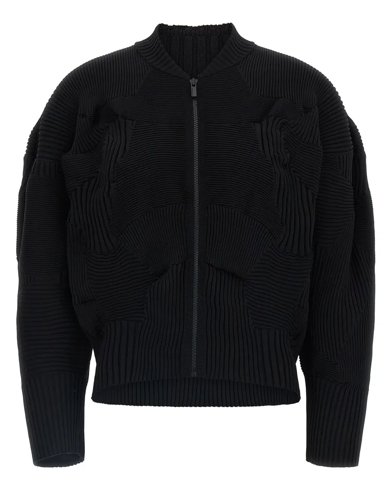 Issey Miyake Kone Kone' Strickjacke Black