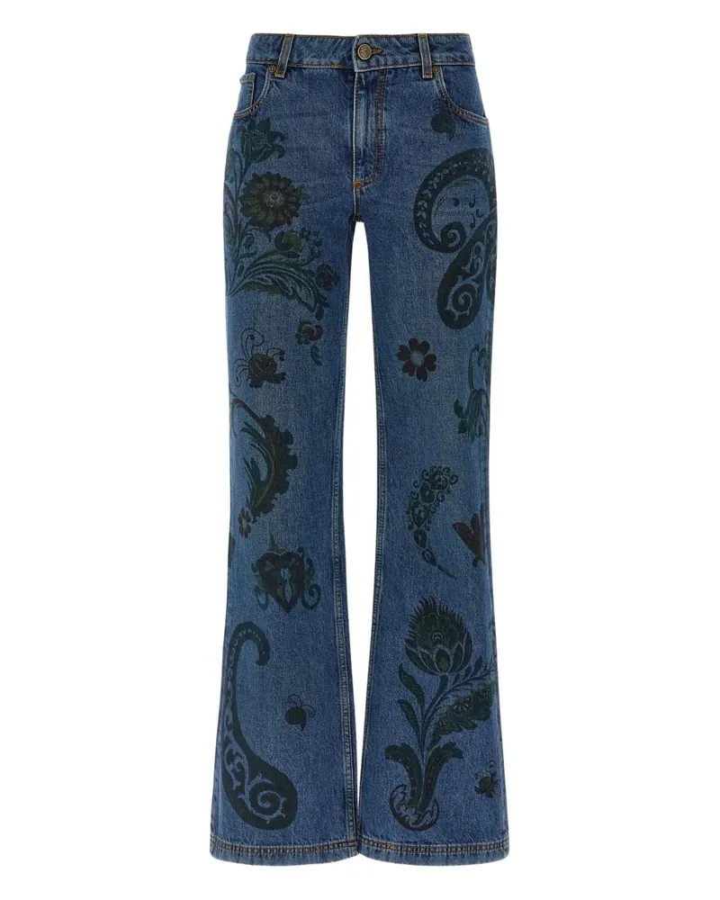 Etro Paisley Print Jeans S9880