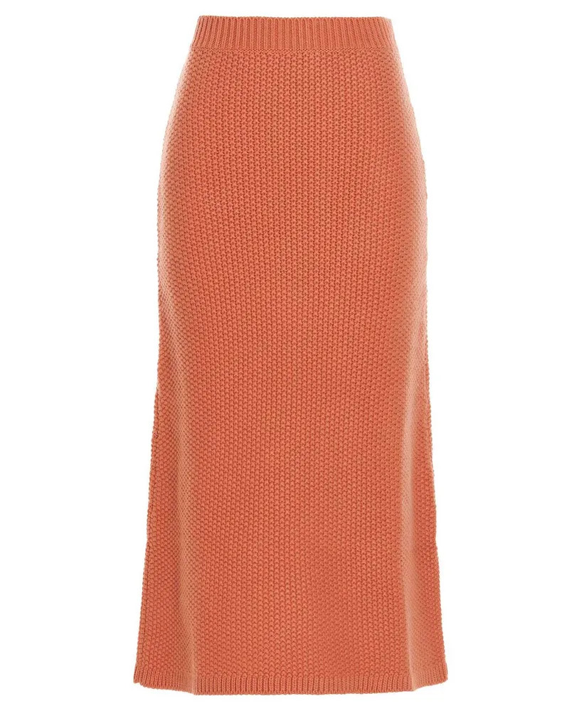 Chloé Chloé strickte lange Rock Orange