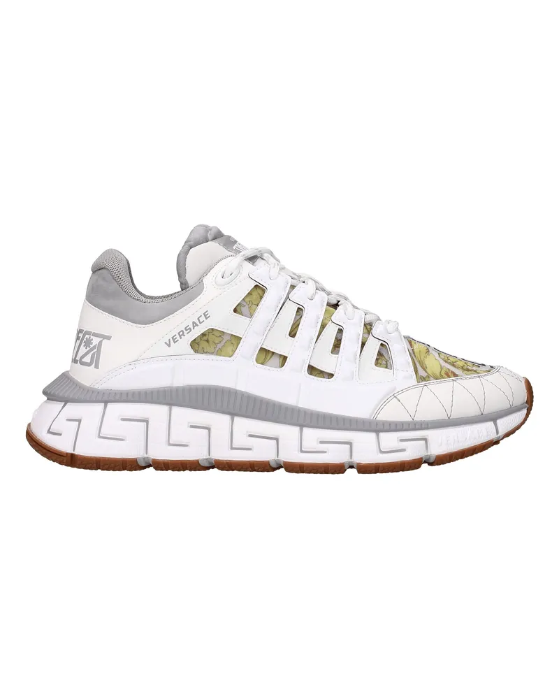 Versace Sneakers Trigreek Man Haut weiß/grau -