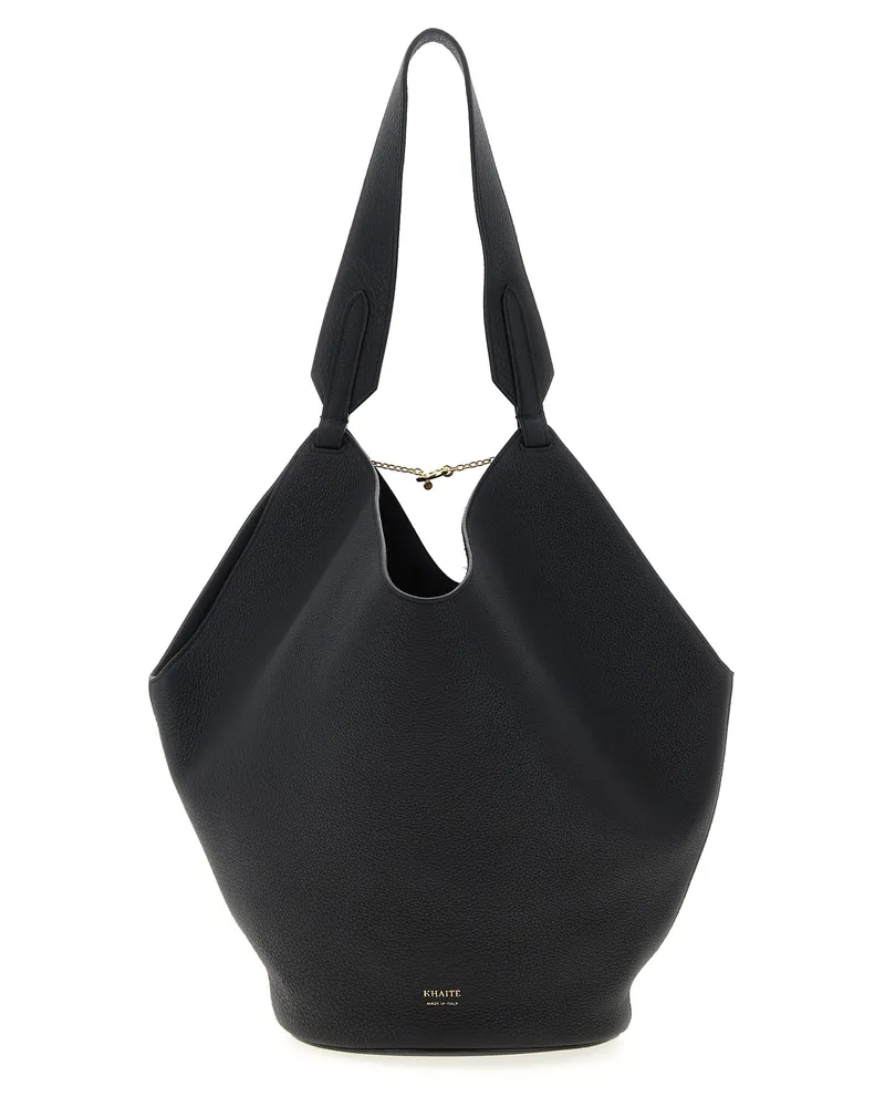 KHAITE Lotus Small' Einkaufstasche Black