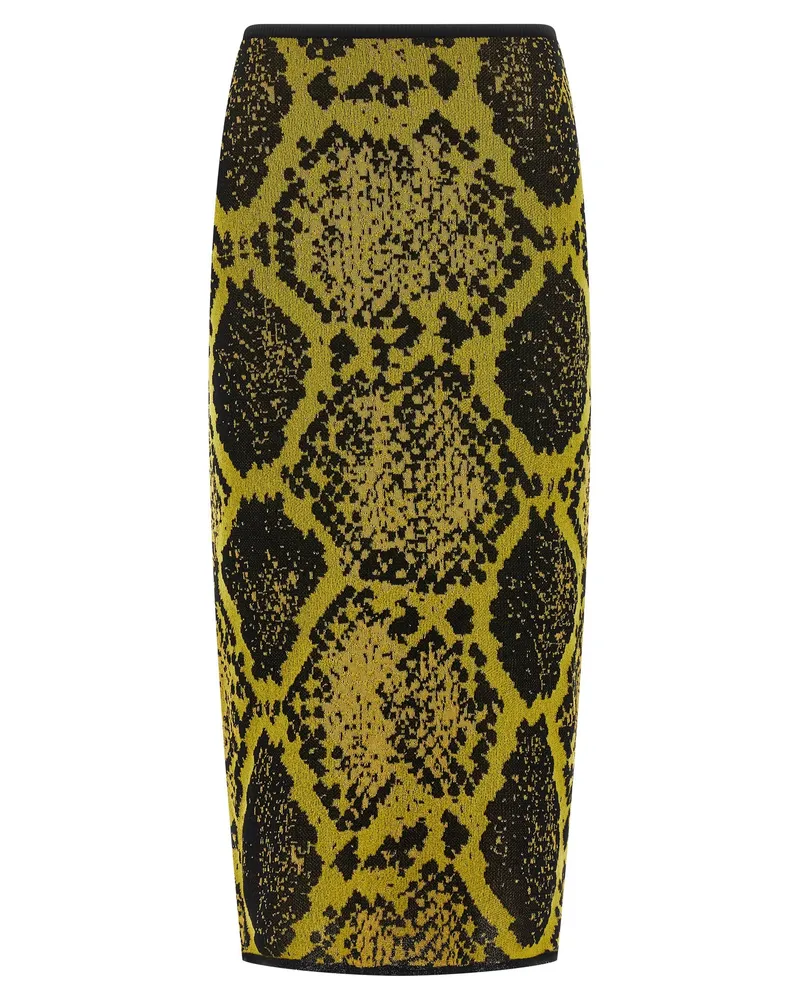 ATTICO Der Attico Python Jacquard Rock Yellow