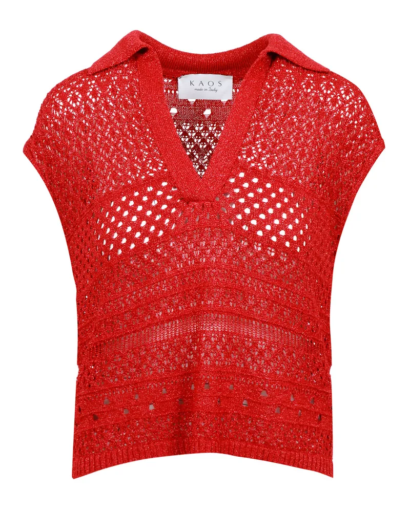 Kaos Pullover rot Red