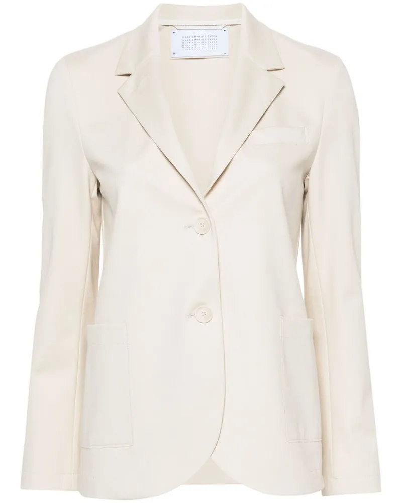 Harris Wharf London Single Breasted Blazerjacke Ivory