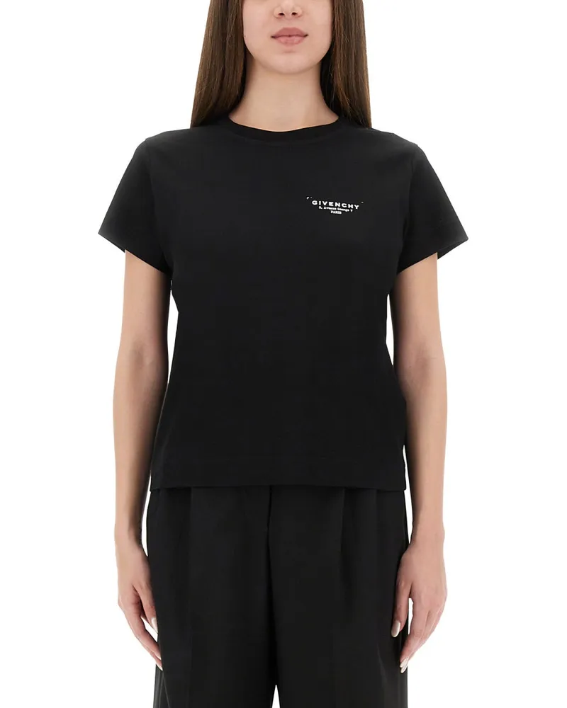 Givenchy T -Shirt mit Logo Black