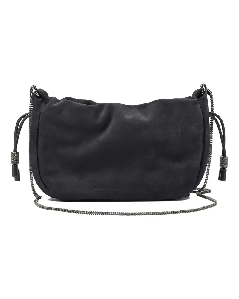 Brunello Cucinelli Bucket Mellow“ Umhängetasche Blue