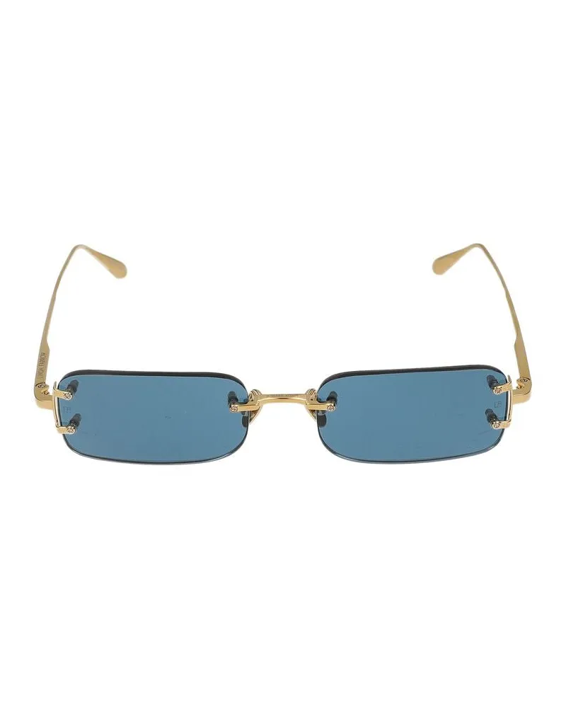 Linda Farrow Sonnenbrille  Lfl1131 A Taylor C14 Gelbgold/Licht Gold/17/140 C14