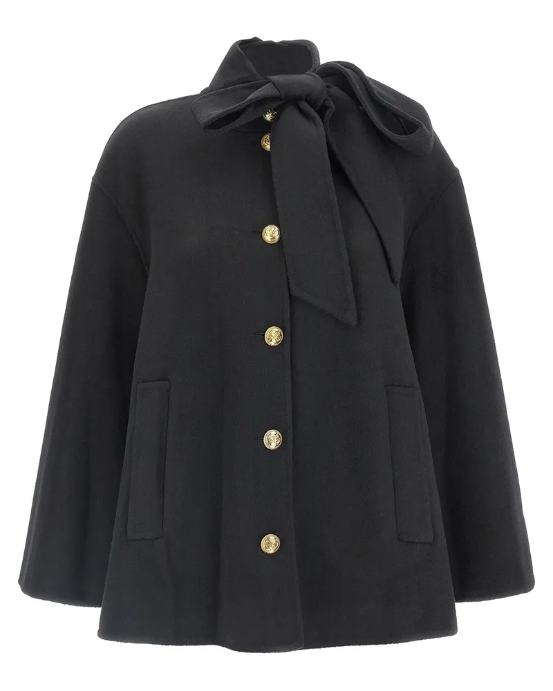 Zimmermann hypnotischer' Mantel Black