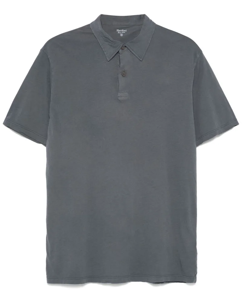 Hartford Cotton Polo -Hemd Blue