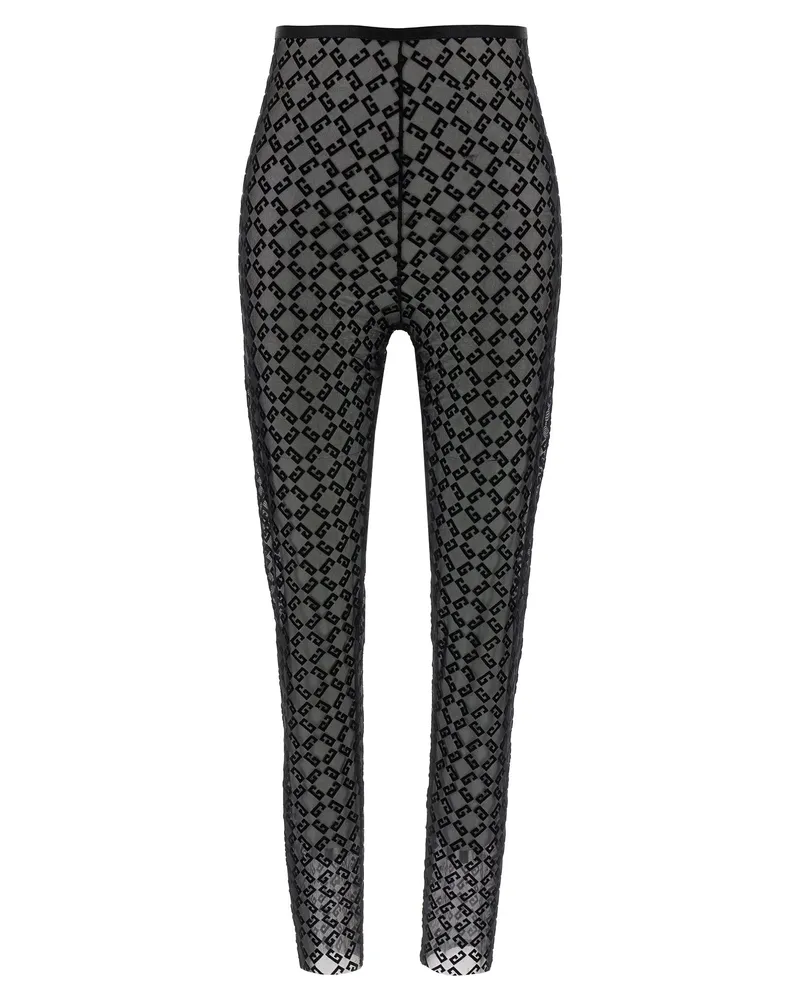 Givenchy Monogram Logo Leggings Black