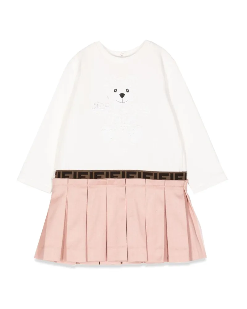 Fendi M/L Rock Faltenkleid Multicolour