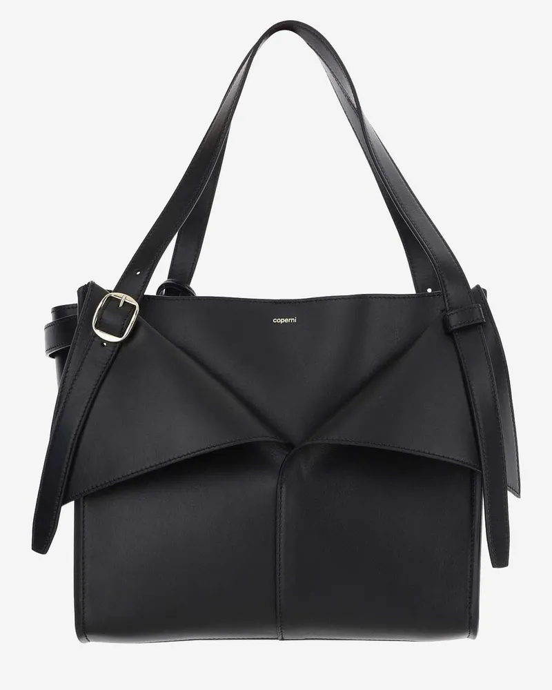 COPERNI Cabas Lederhandtasche Schwarz