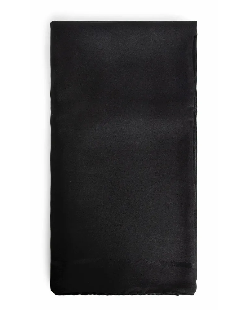 Saint Laurent Seidenschals Black