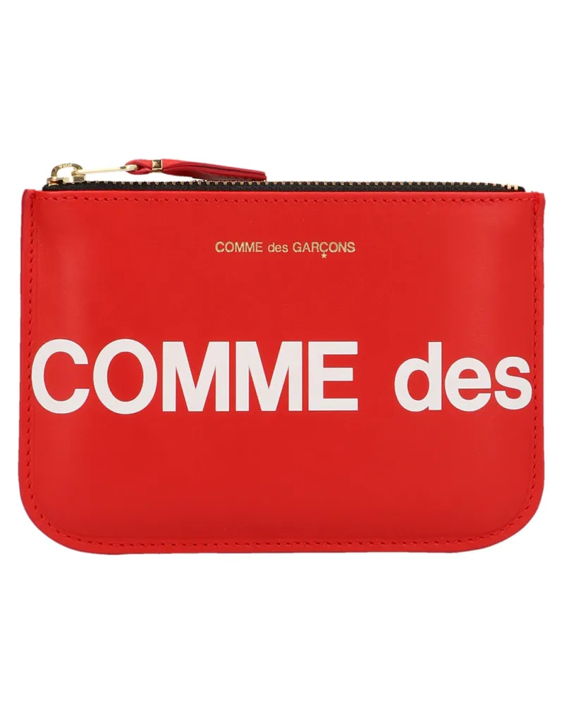 Comme des Garçons Comme des Garçons Brieftasche 'riesiger Logo' Geldbörse Red