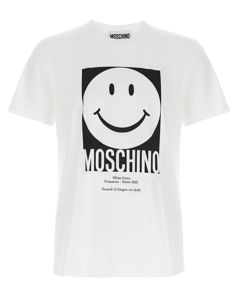 Moschino Smiley' T -Shirt White
