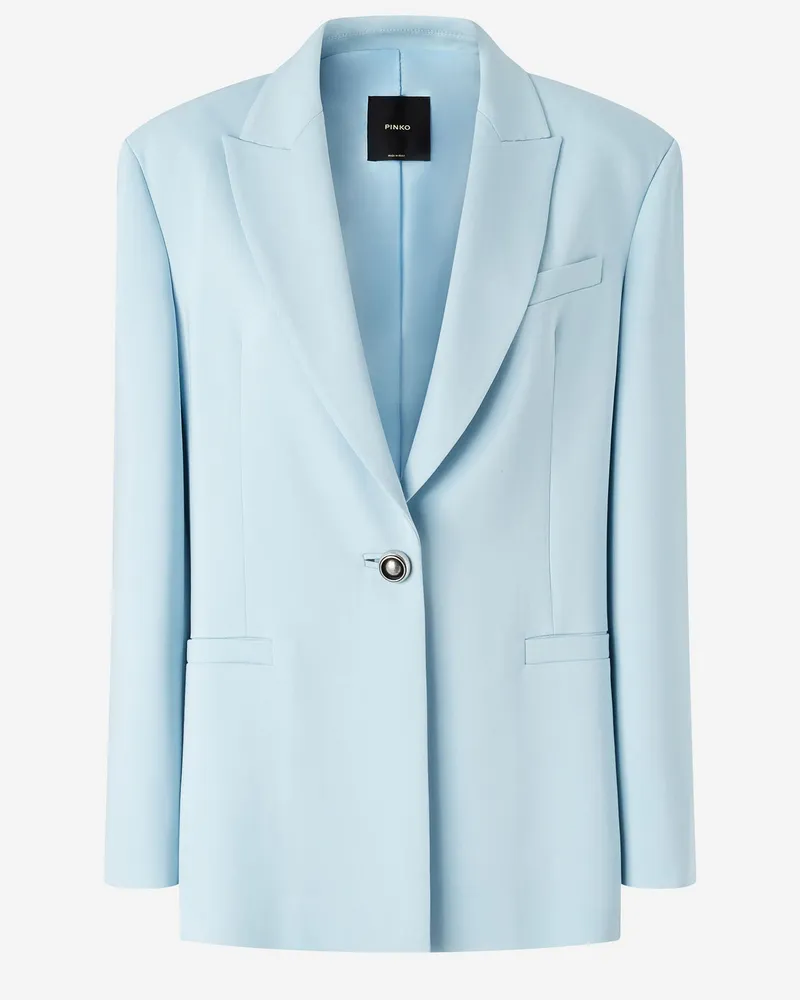 Pinko Stretch Viskose Single Breasted Jacke Light