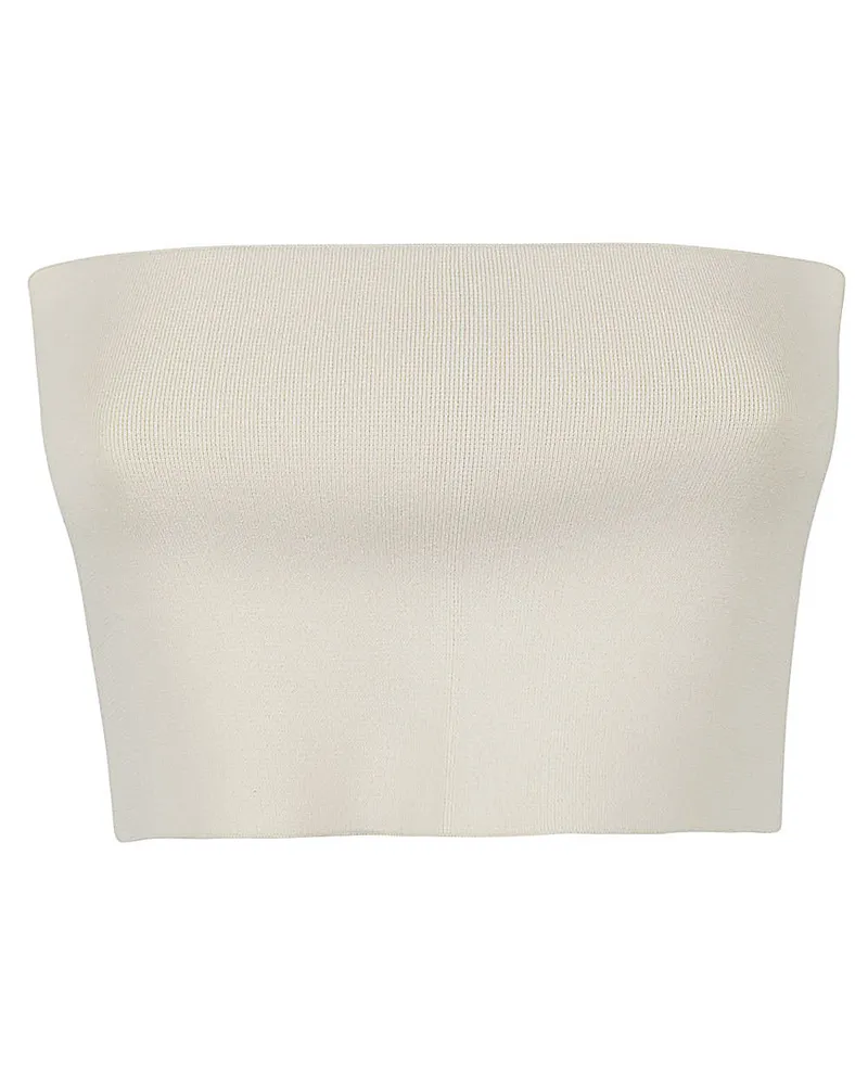 Liviana Conti Viskose Bandeau Top Beige