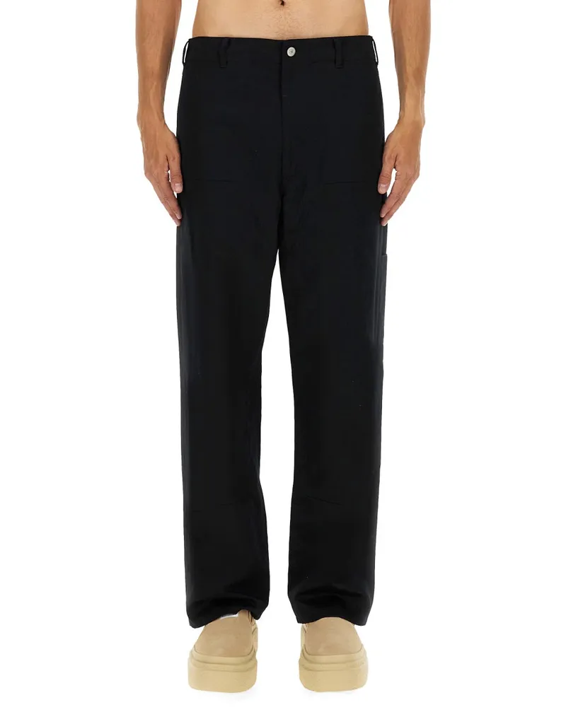 Maison Margiela Baumwollhose Black