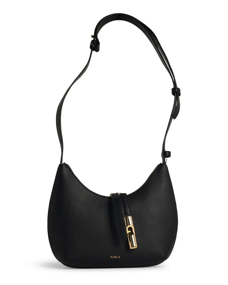 Furla Goccia' Black Lear Tasche Black
