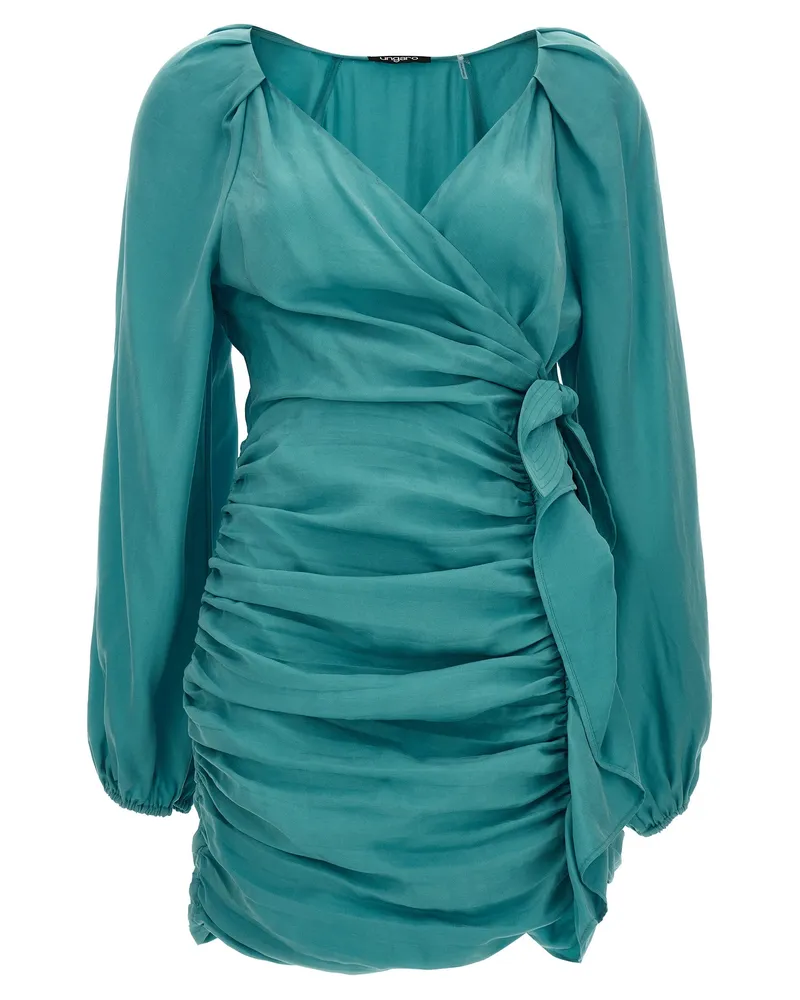 Emanuel Ungaro Dominique' Kleid Hellblau