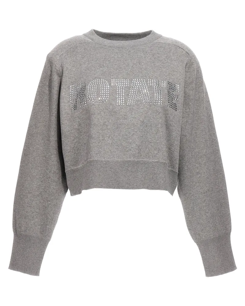 ROTATE Birger Christensen Dreh Birger Christensen 'fester Strickpullover Gray